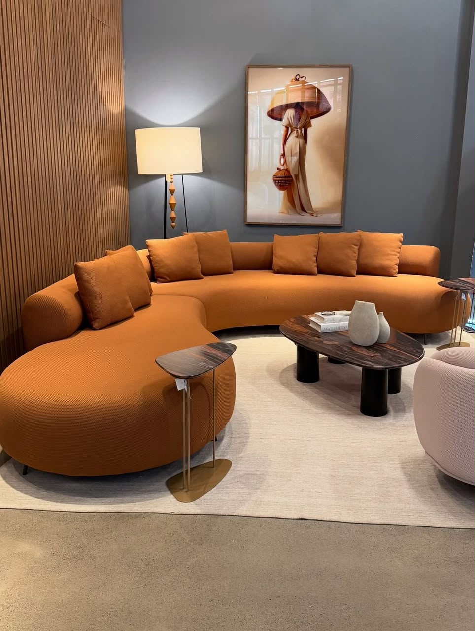 Deep Seat Sectional #2 - HK Furniture Living Room Collection, Kampala Uganda